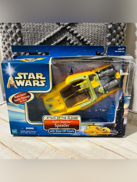 Hasbro Other - Vintage 2002 Star Wars Attack of the Clones Anakin Skywalker Speeder Vehicle